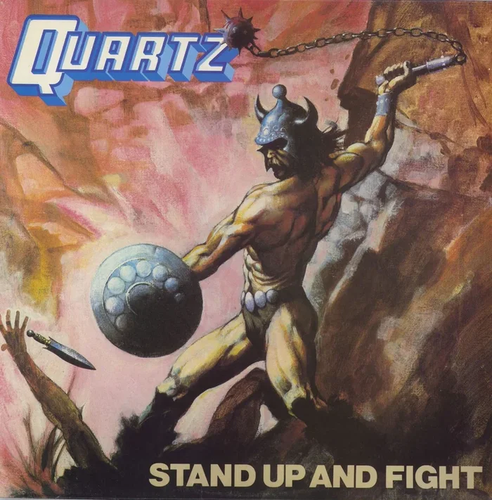 Quartz Stand Up And Fight + insert UK Vinyl LP