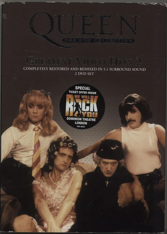 Queen Greatest Video Hits II + Slipcase UK DVD