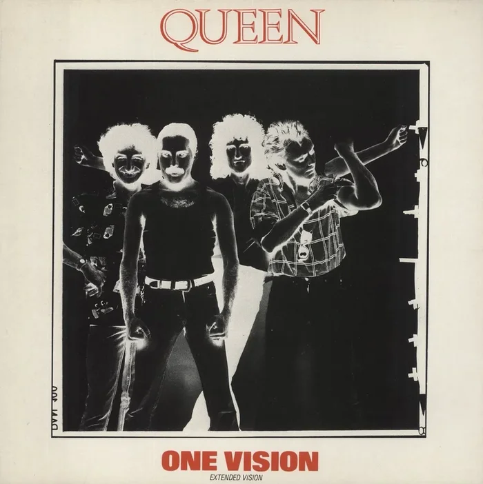 Queen One Vision + Inner – Factory Sample UK 12 ” vinyl