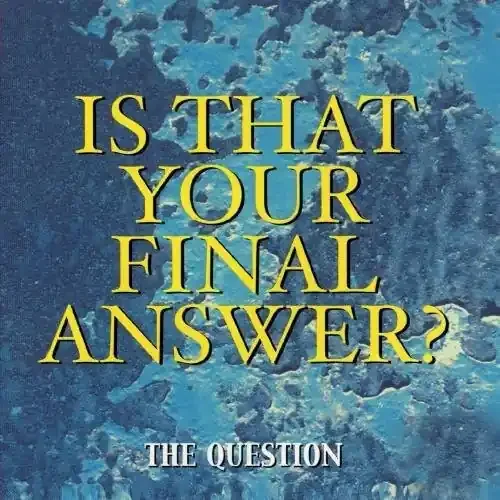 Question Is That Your Final Answer? – COMPACT DISCS