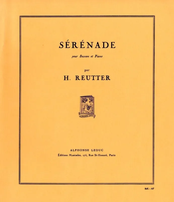 Reutter, Hermann % Serenade-BSN/PN