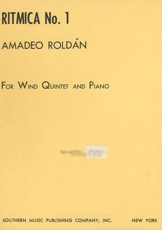Roldán, Amadeo % Ritmica 1 – WW5/PN
