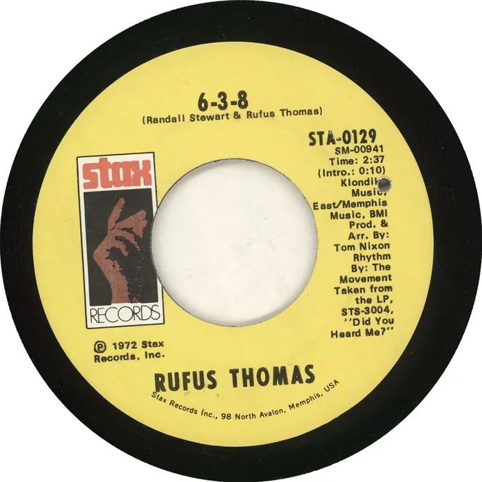 Rufus Thomas 6-3-8 (Six Three Eight) US 7 ” vinyl