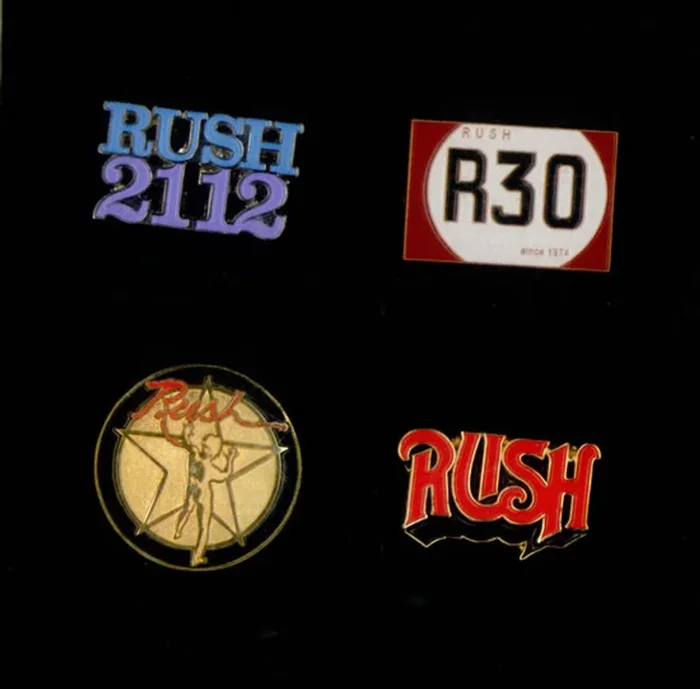 Rush R30 Pin Badge Set US Memorabilia