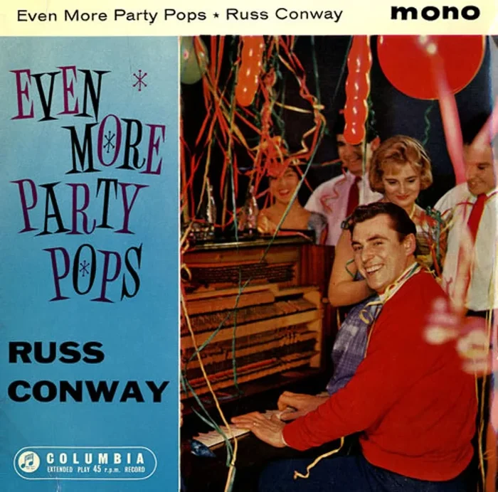 Russ Conway Even More Party Pops EP UK 7 ” vinyl