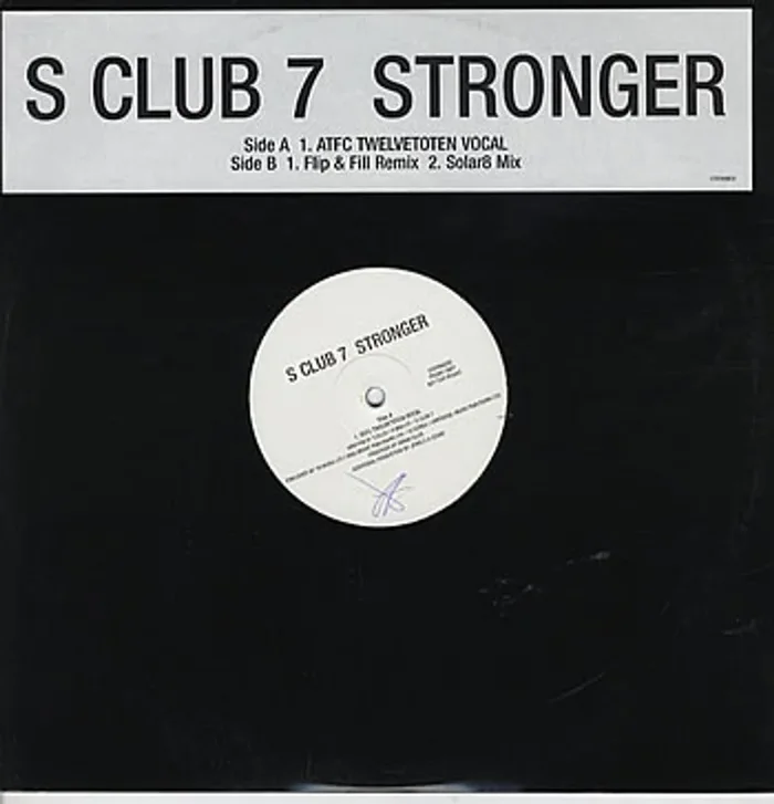 S Club 7 Stronger UK Promo 12 ” vinyl