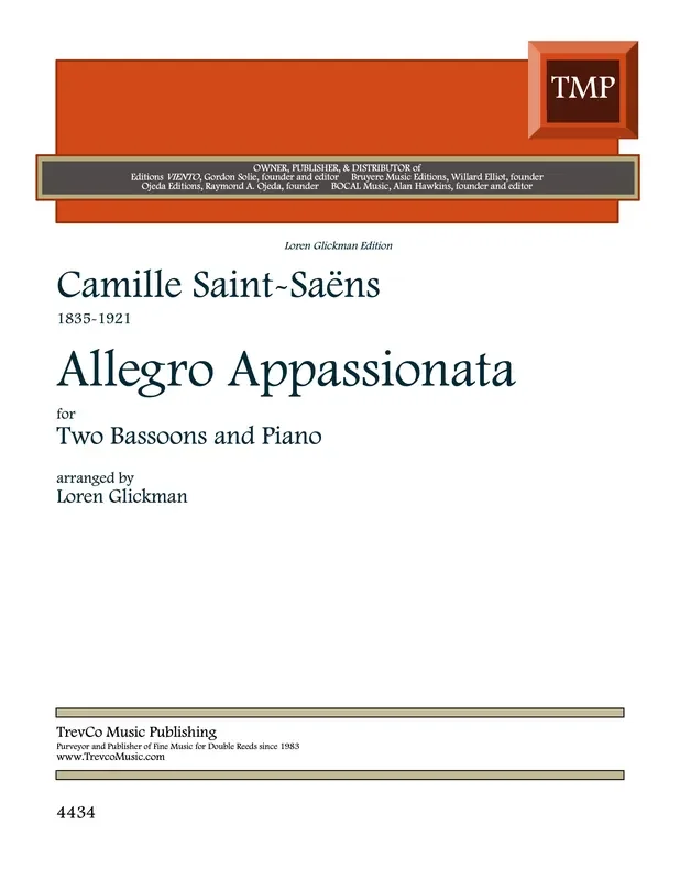 Saint-Saens, Camille % Allegro Appassionata (Glickman) – 2BSN/PN