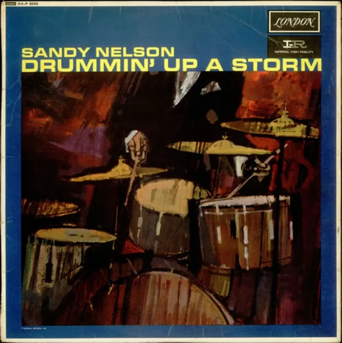 Sandy Nelson Drummin’ Up A Storm UK Vinyl LP