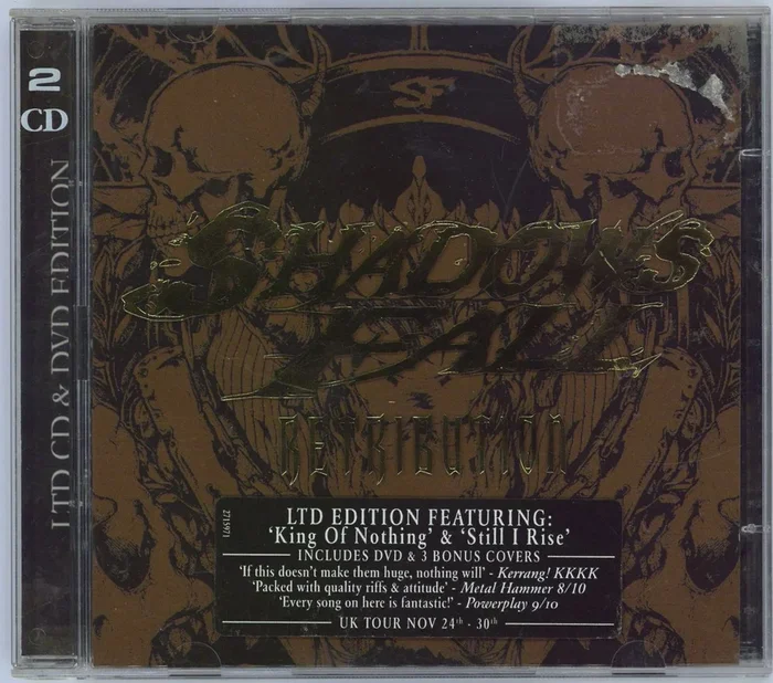 Shadows Fall Retribution German 2-disc CD/DVD set