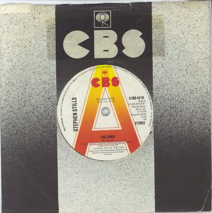 Stephen Stills The Loner – A-Label UK Promo 7 ” vinyl