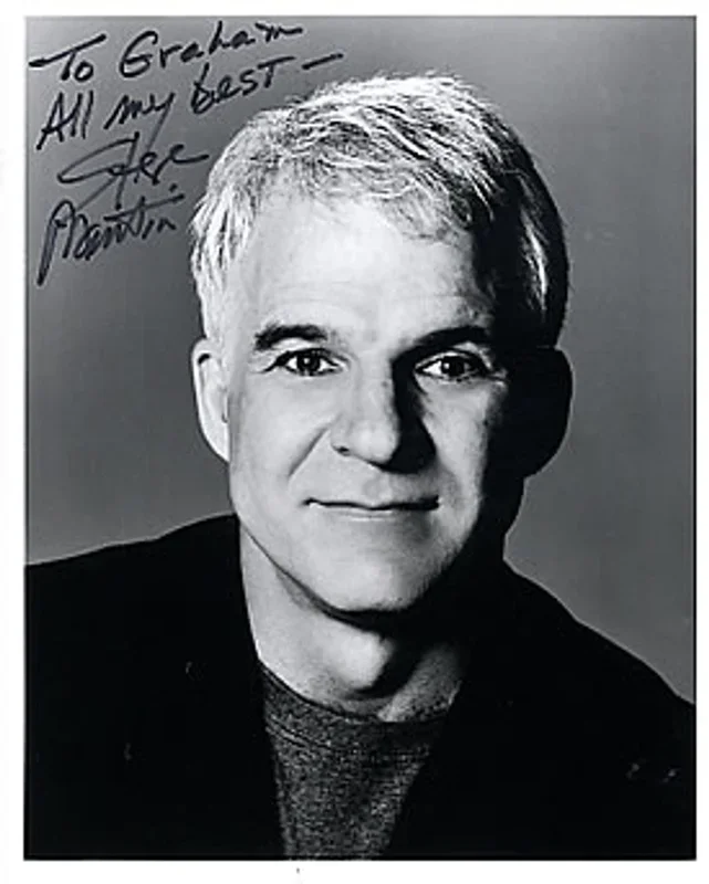 Steve Martin Autographed Publicity Photograph US Promo Photograph
