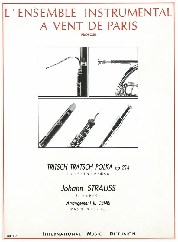 Strauss II, Johann % Tritsch Tratsch Polka, op. 214 (score & parts) – WW5