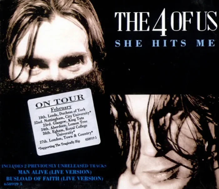 The 4 Of Us She Hits Me Austrian CD single