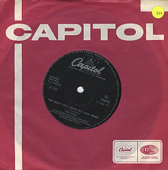 The Band The Night They Drove Old Dixie Down UK 7 ” vinyl