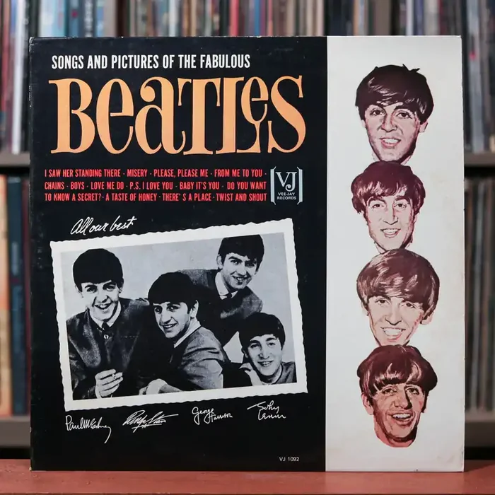 The Beatles – Songs And Pictures Of The Fabulous Beatles – 1963 Vee Jay Records, VG+/VG+