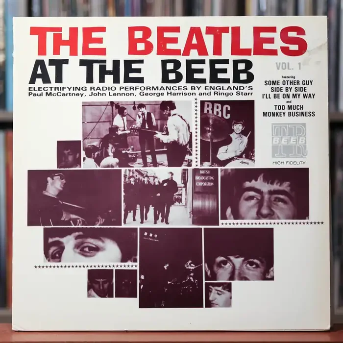 The Beatles – The Beatles At The Beeb Vol. 1 – 2LP – RARE Private Press – 1986 Beeb Transcription Records, EX/NM