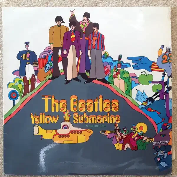 The Beatles – Yellow Submarine (LP, Album) (Good Plus (G+))