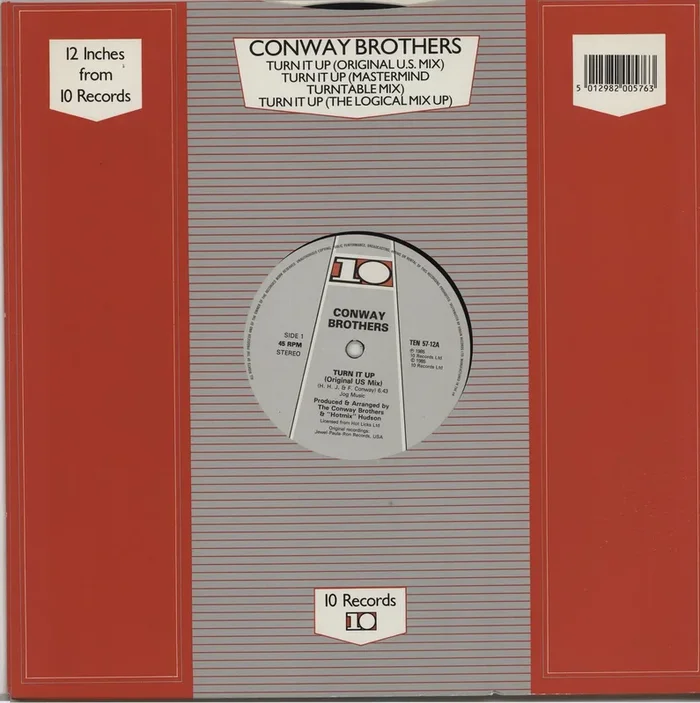 The Conway Brothers Turn It Up (Original US Mix) UK 12 ” vinyl