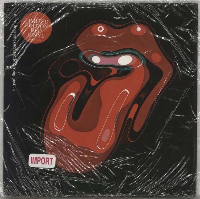 The Rolling Stones Streets Of Love / Rough Justice – Red Vinyl – Sealed Import UK 7 ” vinyl