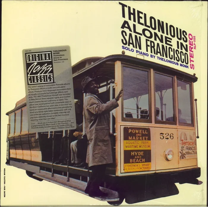 Thelonious Monk Thelonious Alone In San Francisco – stickered shrink US Vinyl LP