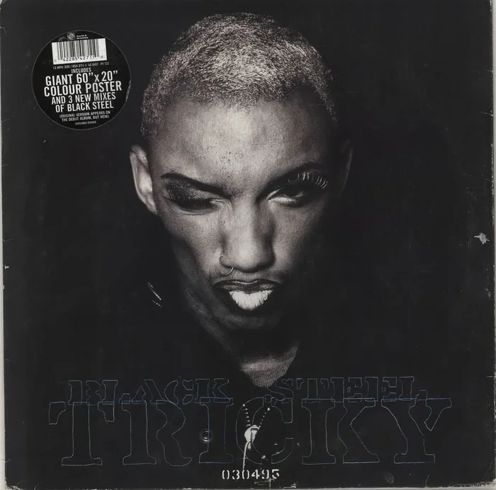 Tricky Black Steel + Poster UK 12 ” vinyl