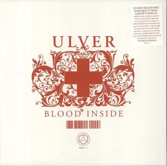 Ulver Blood Inside – White Vinyl UK Vinyl LP