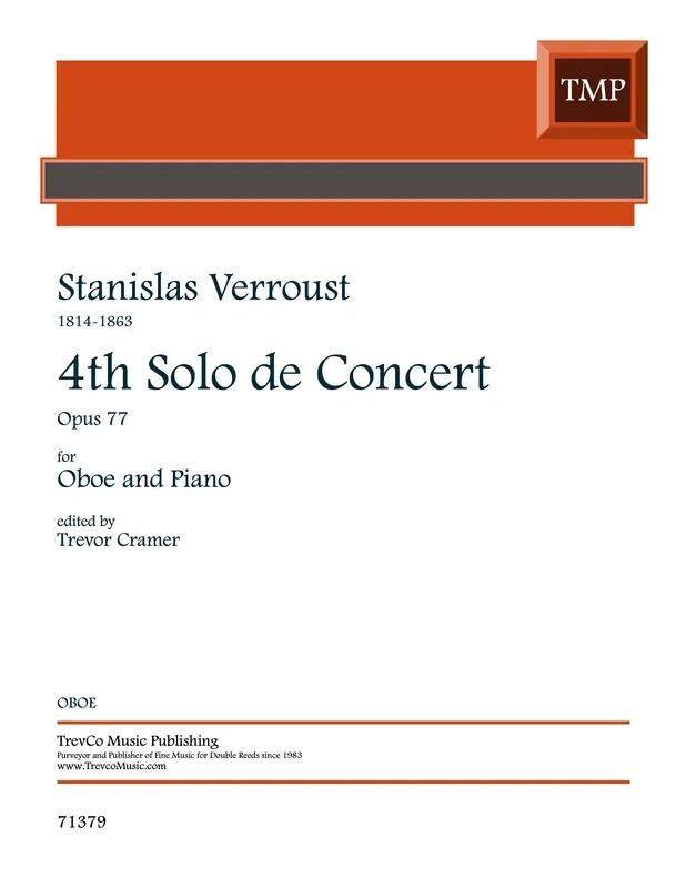 Verroust, Stanislas % 4th Solo de Concert, op. 77 – OB/PN