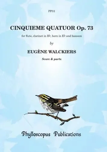 Walckiers, Eugene % Cinquieme Quatuor, op. 73 (score & parts) – FL/CL/BSN/HN