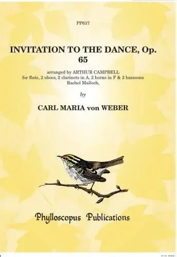 Weber, Carl Maria von % Invitation to the Dance, op. 65 (score & parts) – WW8/FL