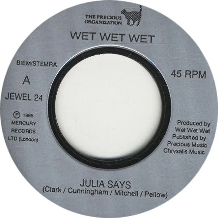 Wet Wet Wet Julia Says – Jukebox Issue UK 7 ” vinyl