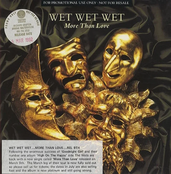 Wet Wet Wet More Than Love UK Promo 7 ” vinyl