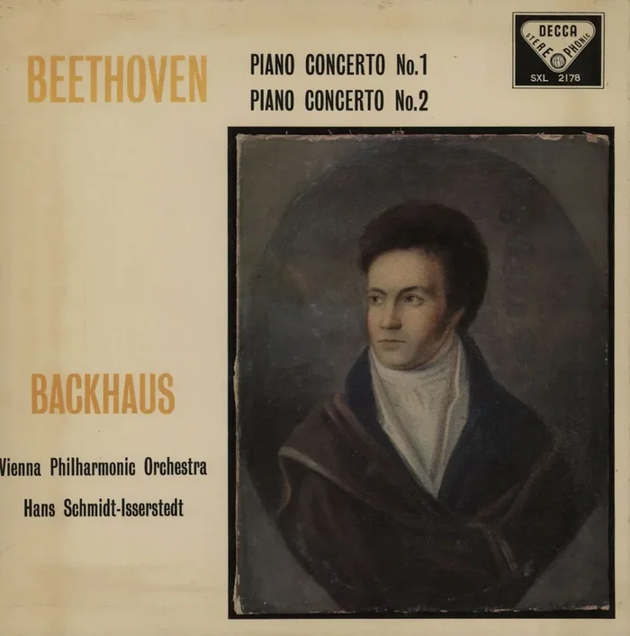 Wilhelm Backhaus Beethoven: Piano Concerto No.1 / Piano Concerto No.2 UK Vinyl LP