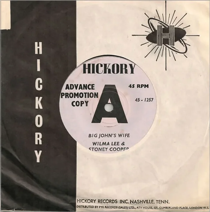 Wilma Lee & Stoney Cooper Big John’s Wife UK Promo 7 ” vinyl