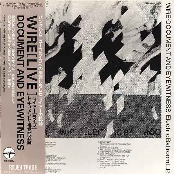 Wire – Document And Eyewitness (LP, Album + 12″) (Near Mint (NM or M-))