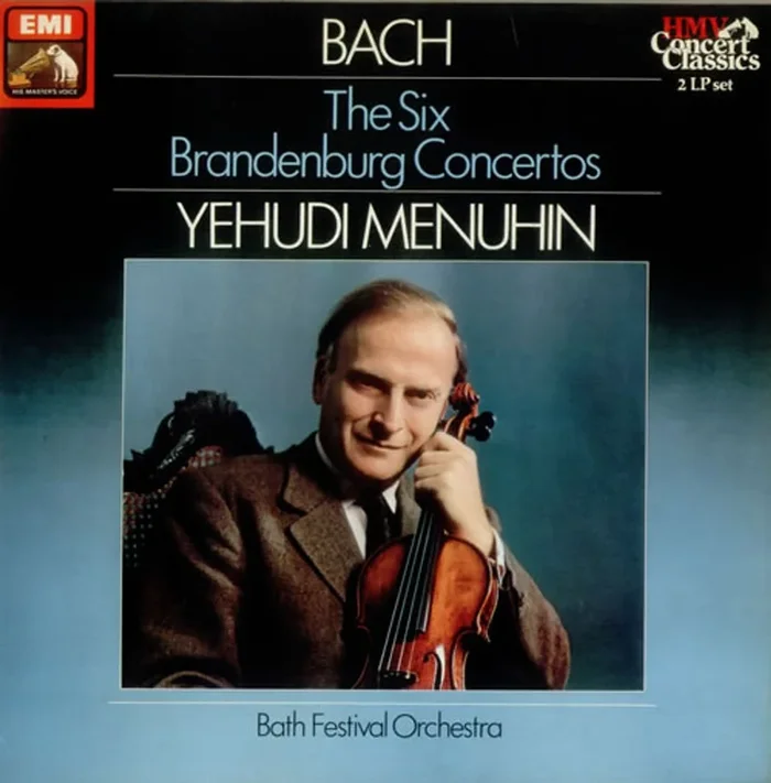Yehudi Menuhin The Six Brandenburg Concertos UK 2-LP vinyl set