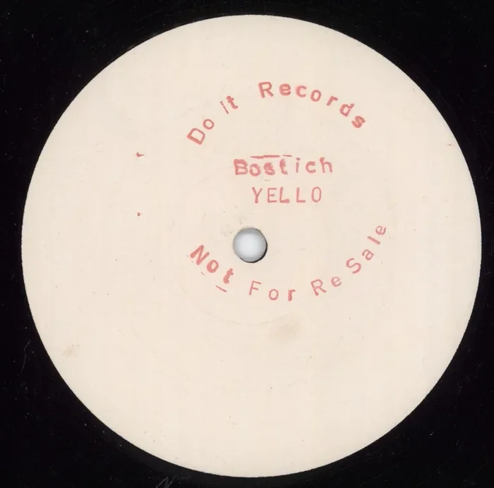 Yello Bostich / Temptation UK Promo 12 ” vinyl