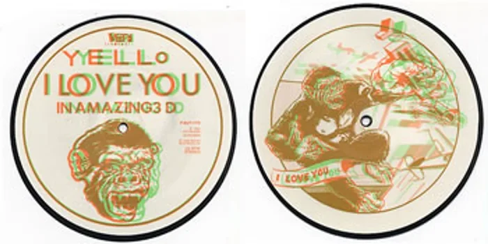 Yello I Love You UK 7 ” picture disc