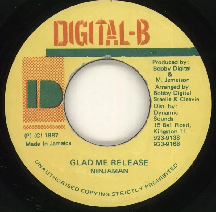 Yellowman Glad Me Release Jamaican 7 ” vinyl
