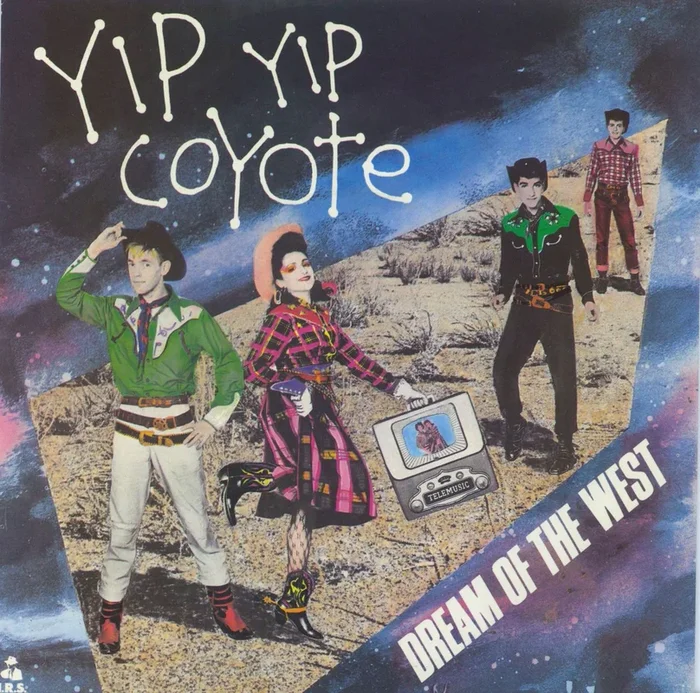 Yip Yip Coyote Dream Of The West UK Promo 7 ” vinyl