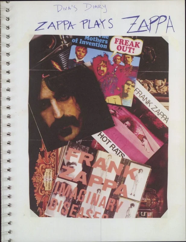 Zappa Plays Zappa Diva’s Diary + 2 Tickets UK Tour programme