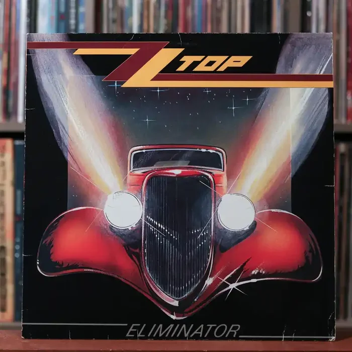 ZZ Top – Eliminator – UK W/ INSERT 1983 Warner Bros. Records, VG/VG+