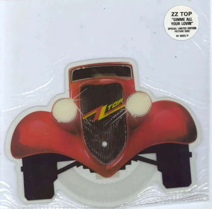 ZZ Top Gimme All Your Lovin’ UK Shaped picture disc
